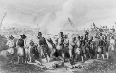 La bataille de la Nouvelle-Orléans le 8 janvier 1813