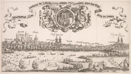 Vue panoramique de Nuremberg : Partie centrale