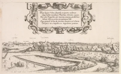 Vue panoramique de Nuremberg : Partie gauche