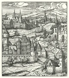 Wiener Neustadt, Autriche, lieu de naissance de Maximilien Ier, empereur du Saint-Empire romain germanique