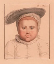 Prince Edward, âgé de 1 an, plus tard roi Édouard VI d
