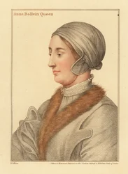 Reine Anne Boleyn, deuxième épouse du roi Henri VIII