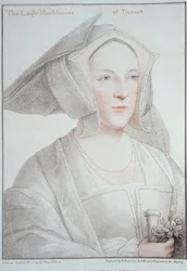 La Marquise de Dorset (1481-1535) gravée par Francesco Bartolozzi (1727-1815) 1795