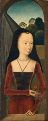 Jeune femme avec un œillet, c.1485-90