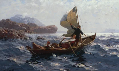 Femme, homme et enfant dans un Oselver