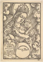Madonna Lactans, de Enchiridon poeticum, 1515