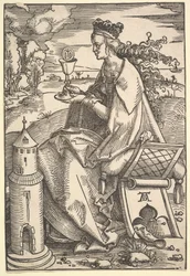 Sainte Barbe, vers 1505