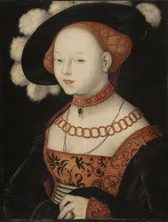 Allemand : Bildnis einer Dame Portrait of a Lady