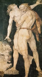 Hercule et Antée, vers 1530