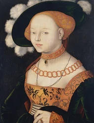 Allemand : Bildnis einer Dame Portrait of a Lady