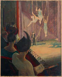 Groupe de trapèze au cabaret
