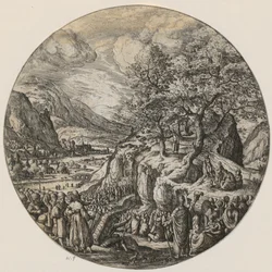 Jean-Baptiste prêchant dans le désert