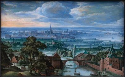 Paysage avec vue sur Anvers