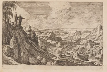 Planche 21, tirée de Paysages avec scènes de l