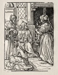 Le Christ dans la maison de Lazare