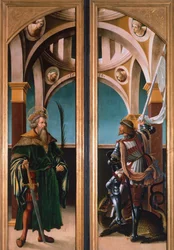 Saint Sigismond et Saint Georges (détail)