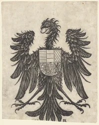 Blason avec un aigle unique