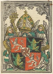 Les Armoiries de Wigeleus von Fröschel, Évêque de Passau