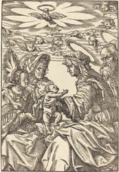 La Sainte Famille avec Sainte Anne et Saint Joachim