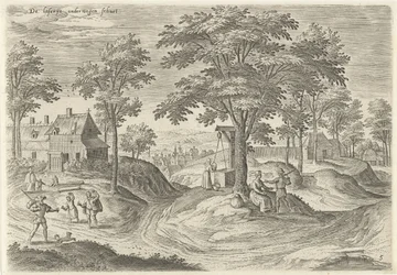 Vue sur la léproserie de Scheut