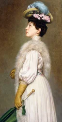 Une Dame en Blanc