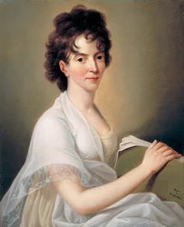Constanze Mozart, née Weber, 1763-1842, épouse de W. A. Mozart, 1802