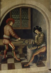 Détail du paysage minier, 1521