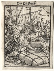 La danse macabre : Le marchand