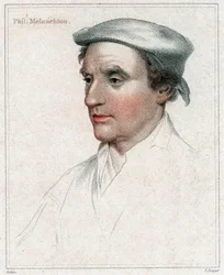 Philippe Melanchthon, gravé par E. Bocquet
