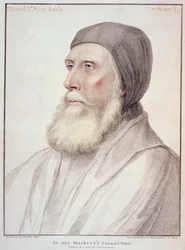 Portrait de John Russell, 1er comte de Bedford (1485-1555) gravé par Francesco Bartolozzi (1727-1815)