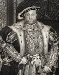 Portrait du Roi Henri VIII (1491-1547) de 