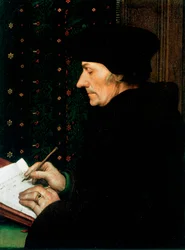 Desiderus Erasmus, humaniste et érudit néerlandais, 1523