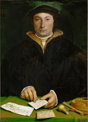 Dirck Tybis de Duisbourg, commerçant (huile sur bois de chêne)