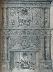 Dessin de cheminée, vers 1537