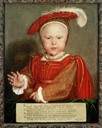 Edouard VI enfant (peinture sur bois)