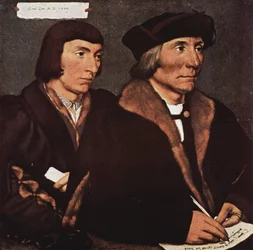 Allemand : Thomas Godsalve (1481-1542) und sein Sohn Sir John (etwa 1510-1556) Portrait de Thomas Godsalve et de son fils John