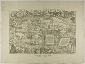 Type Cosmographicus Universalis, Sim. Grynaeus, Novus Orbis, Basileae 1532