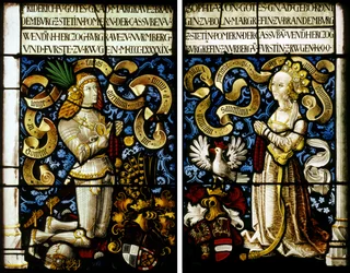 Margrave Frédéric de Brandebourg-Ansbach 1460-1536 et sa femme Sophia Jagiellon 1464-1512, 149