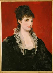 Anna von Waldberg ... (peinture sur bois)
