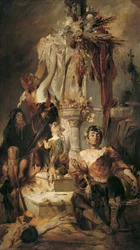 Scène de sacrifice antique
