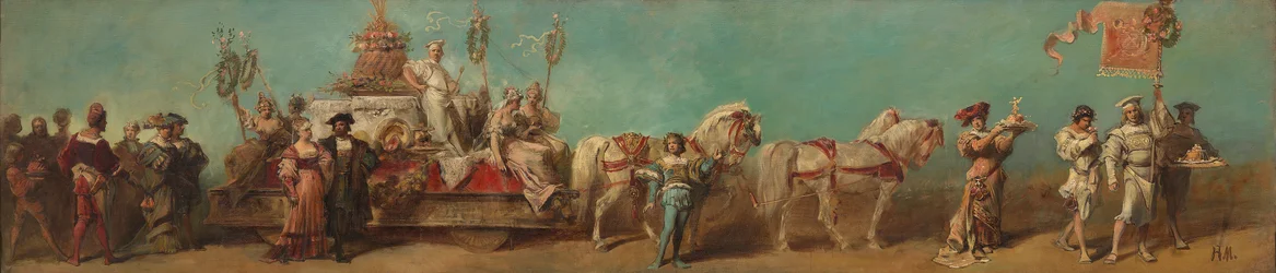 Projet pour le cortège festif de 1879 - Les confiseurs