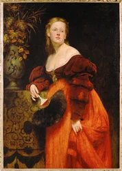 Karoline Gomperz, née Bettelheim (peinture sur toile)