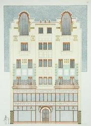 Conception pour un Bâtiment de Cinq Étages, début des années 1900, de 