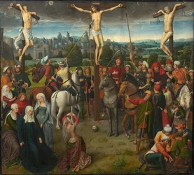 Triptyque du Calvaire, panneau central, 1480s