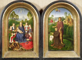 Diptyque de Jean du Cellier : La Vierge et l