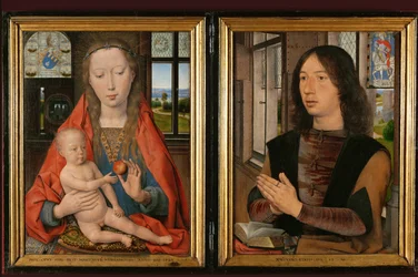 Diptyque de Maarten van Nieuwenhove (peinture sur panneaux de chêne)