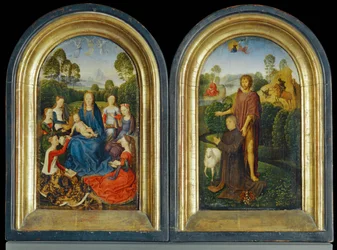 Diptyche de Jan Du Cellier, bourgeois de Bruges ...