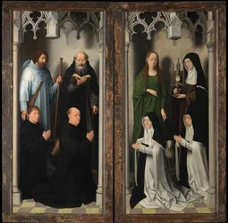 Extérieur du Triptyque de Saint Jean-Baptiste et Saint Jean l