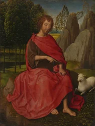 Saint Jean-Baptiste (verso : crâne)