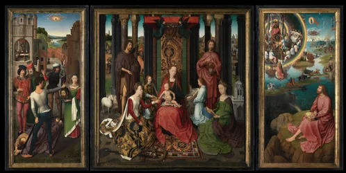 Triptyque de Saint Jean-Baptiste et Saint Jean l